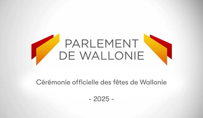 Réception parlementaire : la Wallonie fête ses élus - Ce programme est accessible aux personnes sourdes et malentendantes