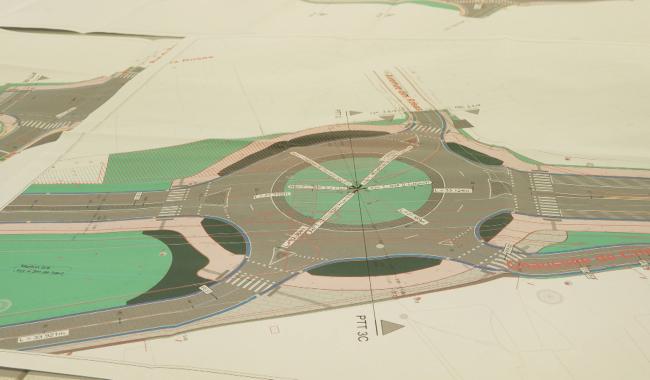 La N90 ("route de la Basse-Sambre") en travaux jusqu'au début 2027