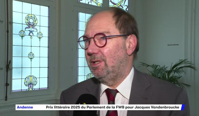 Un Andennais décroche le prix littéraire 2025 pour une biographie sur Jean Tousseul