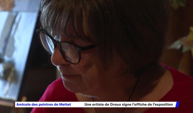 Sur le chevalet ... des toiles d'une artiste de Graux