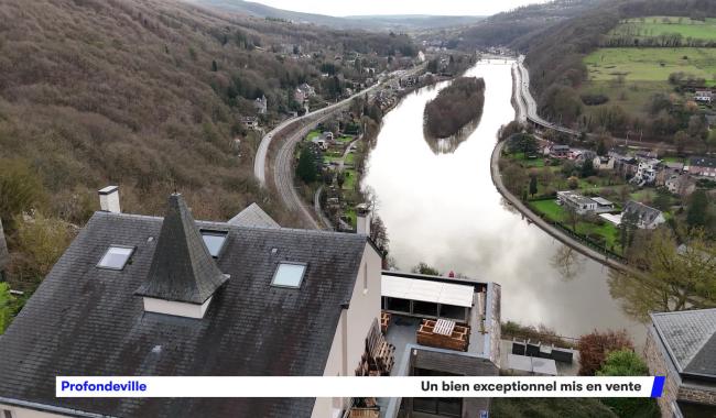 Profondeville : un bien exceptionnel mis en vente