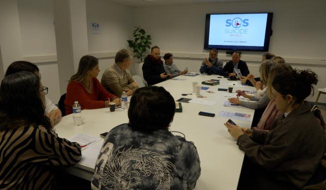 Un pass dans l'impasse devient "SOS Suicide Belgique"