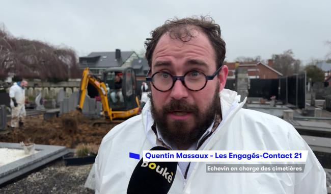 Florennes : début des campagnes d’exhumation dans le cimetière communal