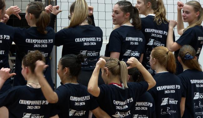 P2 Volley : Floor F domine Tellinam dans un match à rebondissement et s'offre le titre