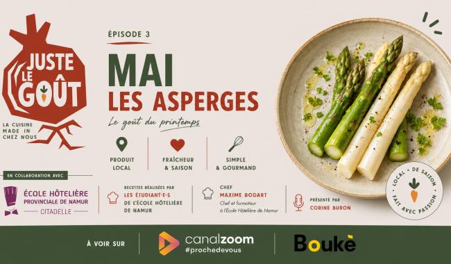 À la découverte des asperges de printemps avec Juste le goût
