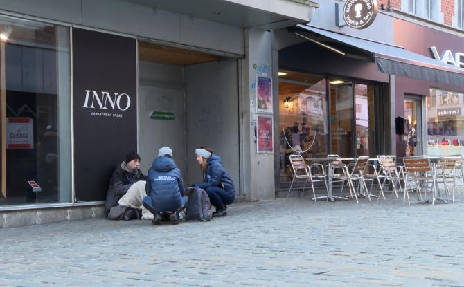 Les travailleurs sociaux de la Ville de Namur à la rencontre des SDF