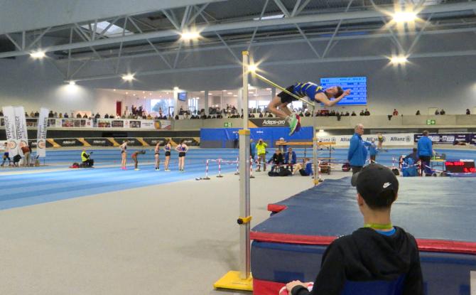 Doublé de Comté : champion de Belgique junior et record personnel battu.