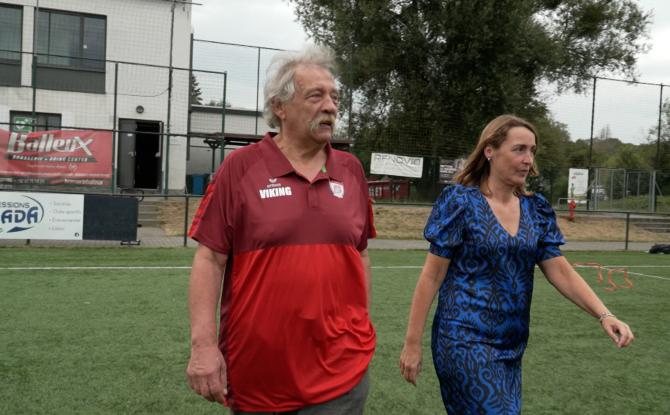 P1 : Benoît Roels et Caroline Adgie, deux fidèles bénévoles du club de Wépion qui retrouve l'élite provinciale