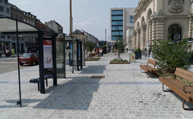 Namur: la nouvelle place de la station pas assez verte?