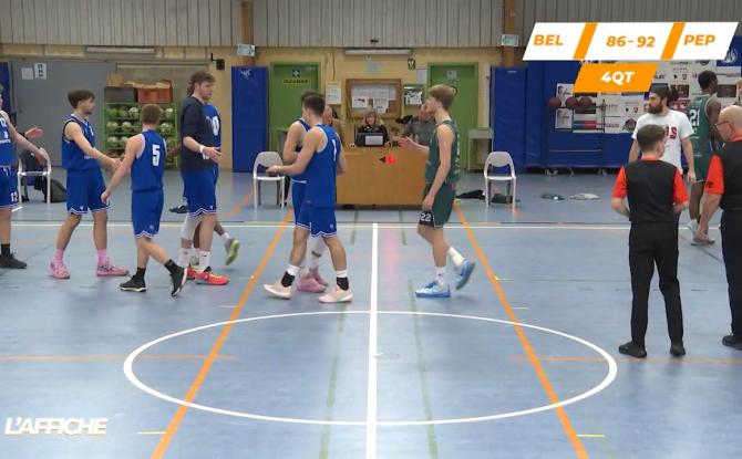 R2H : Belgrade B craque dans le 4e quart-temps dans le sommet face à Pepinster B