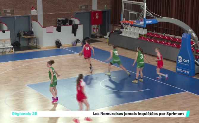 Régionale 2B : les Namuroises n'ont jamais été inquiétées