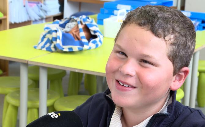 Mathys: 9 ans, accompagné par l’asbl Eqla dans son apprentissage