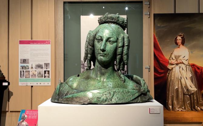 Philippeville : Le buste de la statue originelle de Louise-Marie va être déclassé