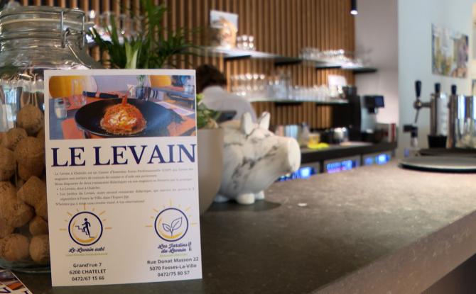 Les jardins du Levain , un restaurant didactique à Fosses-la-Ville