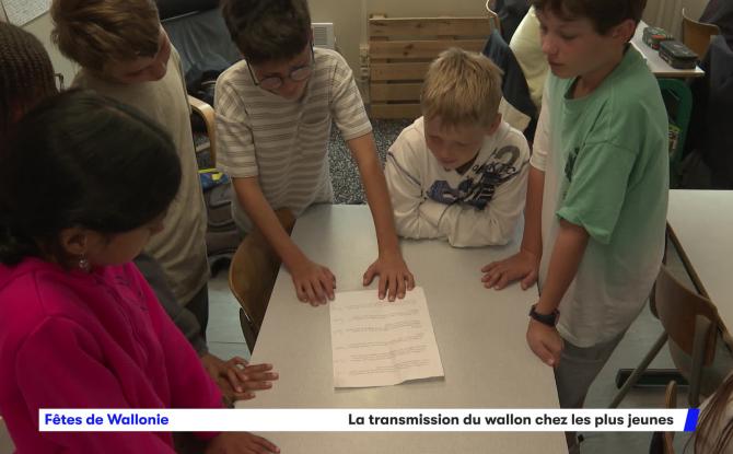 Fêtes de Wallonie: la transmission du wallon chez les plus jeunes