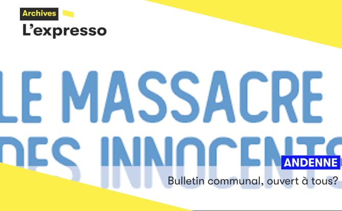L’expresso : Éditorial polémique à Andenne, recours contre Charleroi Airport et marché de Noël à Philippeville