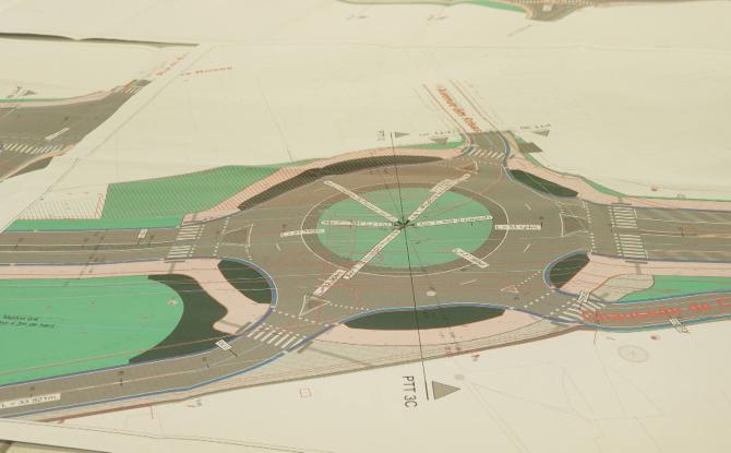 La N90 ("route de la Basse-Sambre") en travaux jusqu'au début 2027