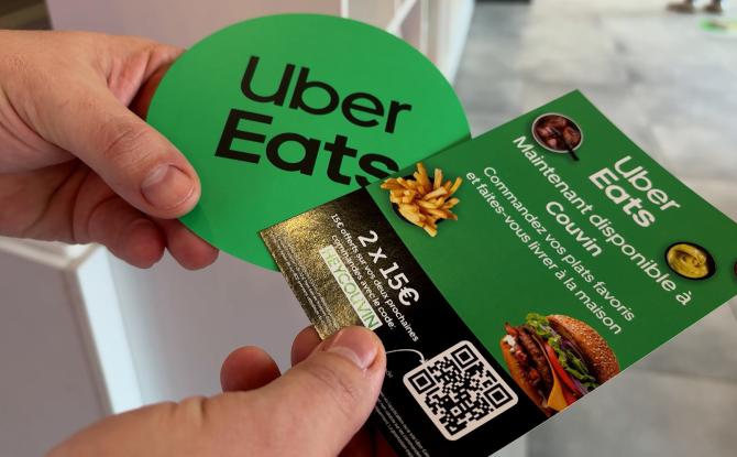 Uber Eats arrive à Couvin - Les avis sont mitigés