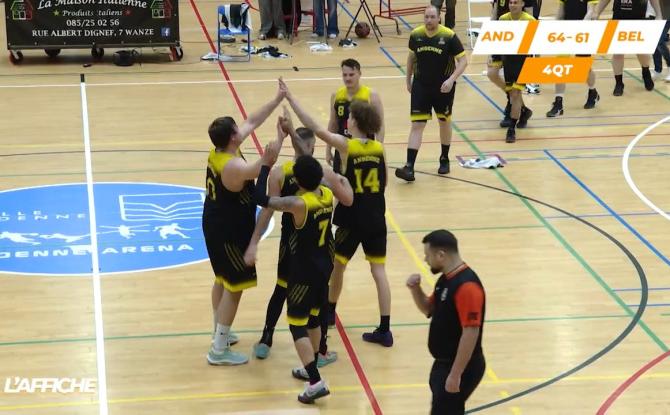 TDM2 : Andenne revient de loin dans le derby face à Belgrade