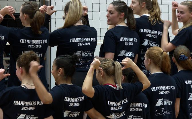 P2 Volley : Floor F domine Tellinam dans un match à rebondissement et s'offre le titre