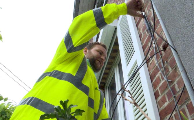 Flawinne: point névralgique de la fibre optique pour la Belgique