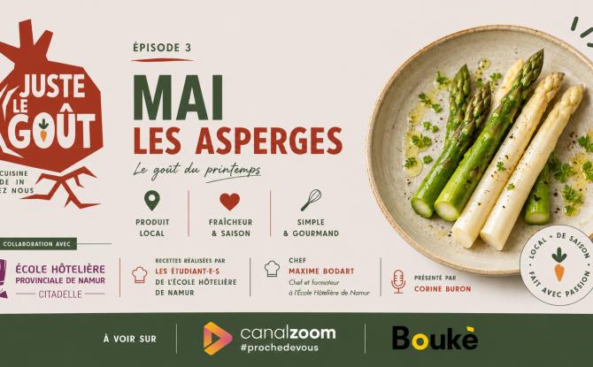 À la découverte des asperges de printemps avec Juste le goût