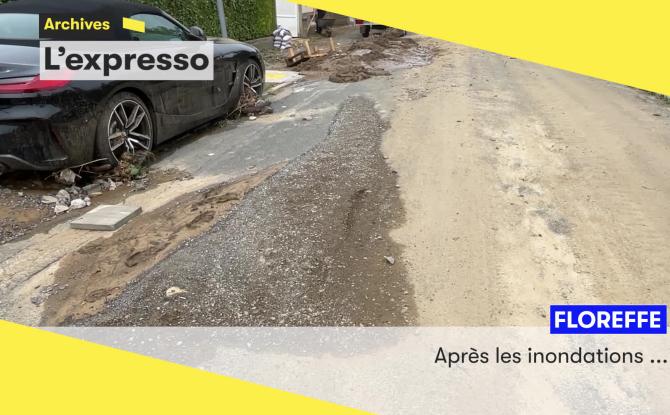 La suite des inondations à Floreffe et une avancée pour l'UNamur