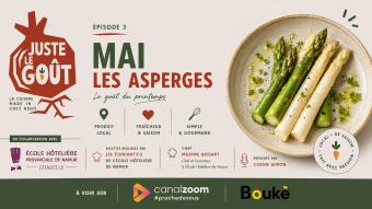 À la découverte des asperges de printemps avec Juste le goût